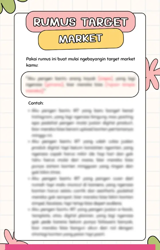 Worksheet 10 Hari Ngonten + Video Guide